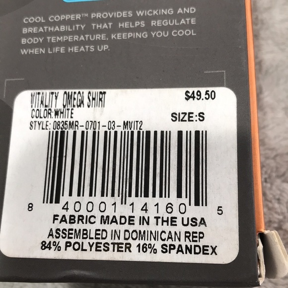 Tommie Copper Men/s Vitality Short Sleeve & CamoBack New Size Small - Picture 5 of 11